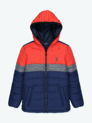 Full Sleeves Hooded Puffer Jacket Boys & Girls VJ012-AA