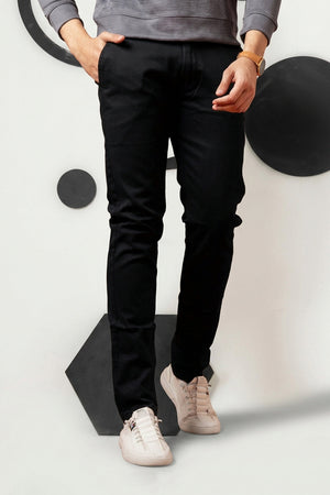 Real Black smart Fit Cotton Pant