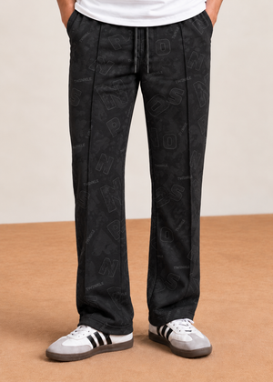 Urban Script Pant Trouser Black