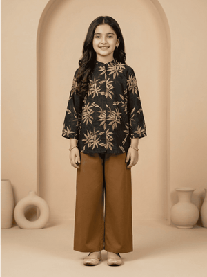 Girls 2Pcs Printed Suit VG132-B