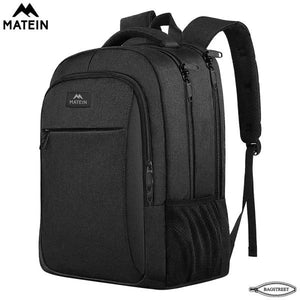 MATEIN 15.6 Inch Slim Anti-Theft Laptop Backpack Water Resistant Business Travel School Bag
