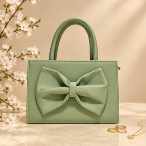 Elara Bow sage green