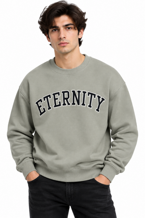 Eternity Men Premium Fleece Sweatshirt (Light Olive)