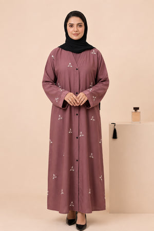 Sapphire Bloom Abaya - Pink
