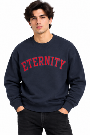 Eternity Men Premium Fleece Sweatshirt (Navy)