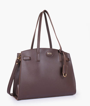 Dark Brown Robinson Satchel Bag