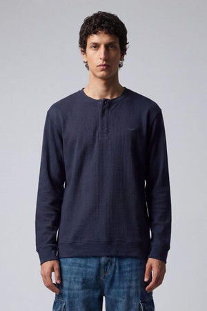 Eternity Men's Premium Henley Shirt Navy