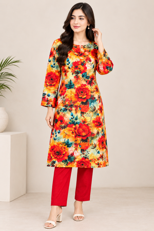 Iconic Brothers Printed Khaddar 2PC