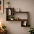 Modern Wooden Wall Shelf | Designer Floating Wall Shelf | Decorative Wall Mounted WS 0117