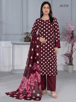 NAZISH – Unstitched 3-Piece Suit