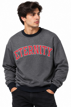 Eternity Men Premium Fleece Sweatshirt (Charcoal)