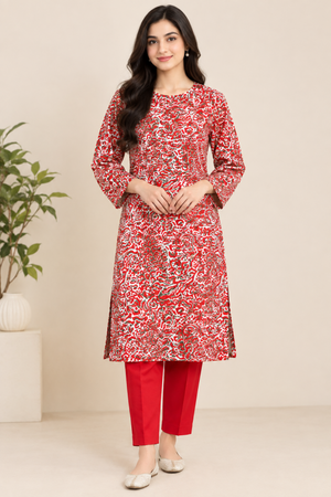 Iconic Brothers Printed Khaddar 2PC