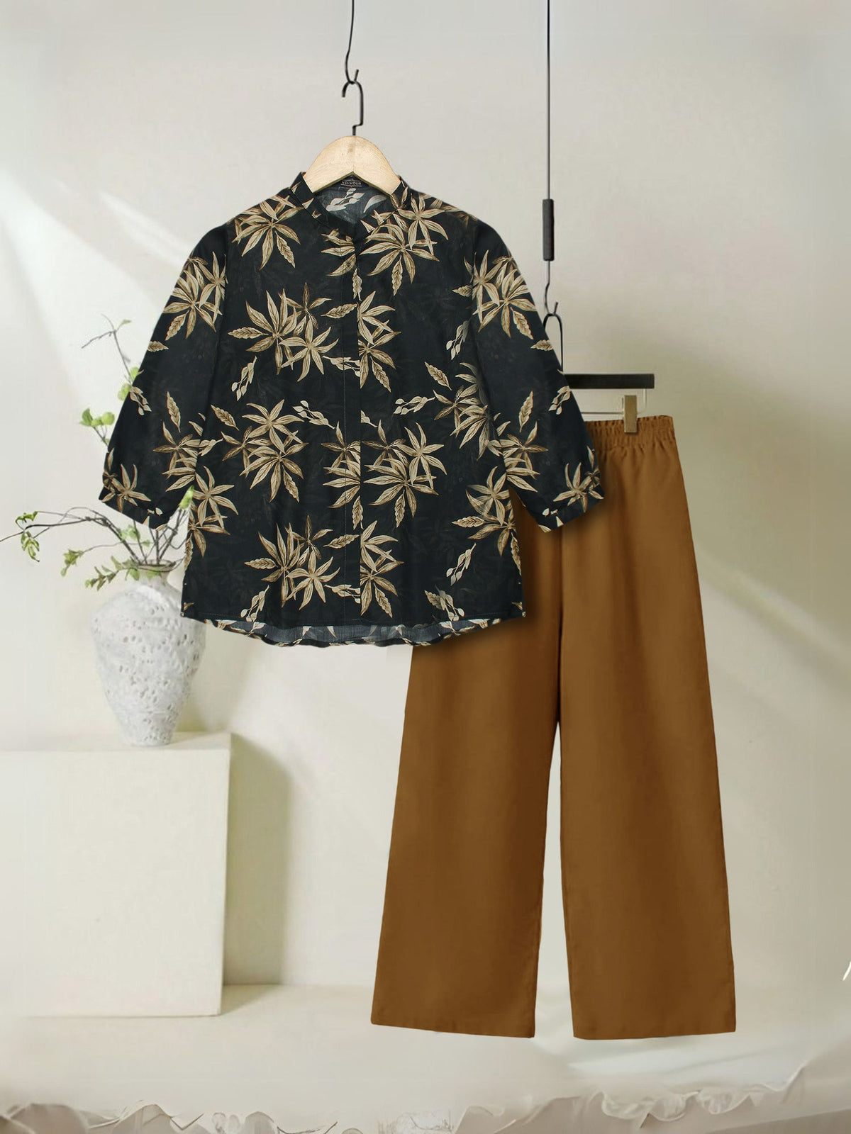 Girls 2Pcs Printed Suit VG132-B