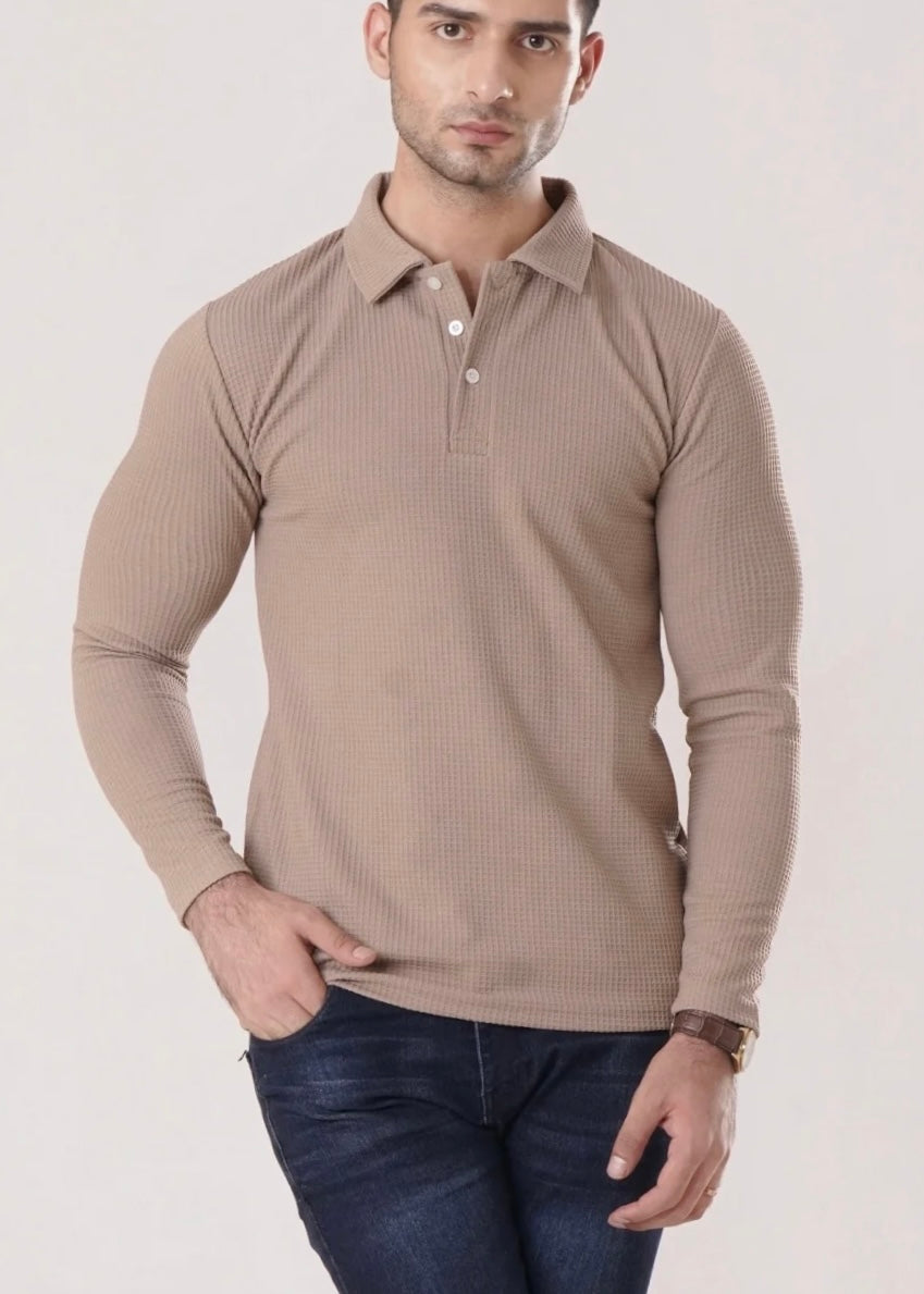 VEYRON TEXTURED SHIRT-SKIN