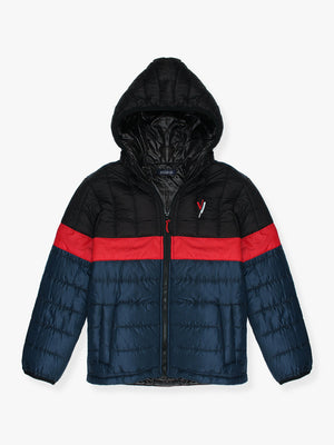 Full Sleeves Hooded Puffer Jacket Boys & Girls VJ012-B