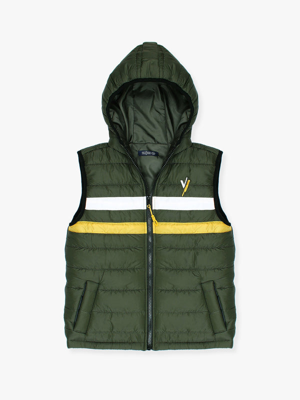 Sleeveless Hooded Puffer Boys & Girls VJ13-D