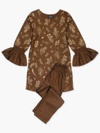 Girls Summer 2Pcs Printed Suit VG110