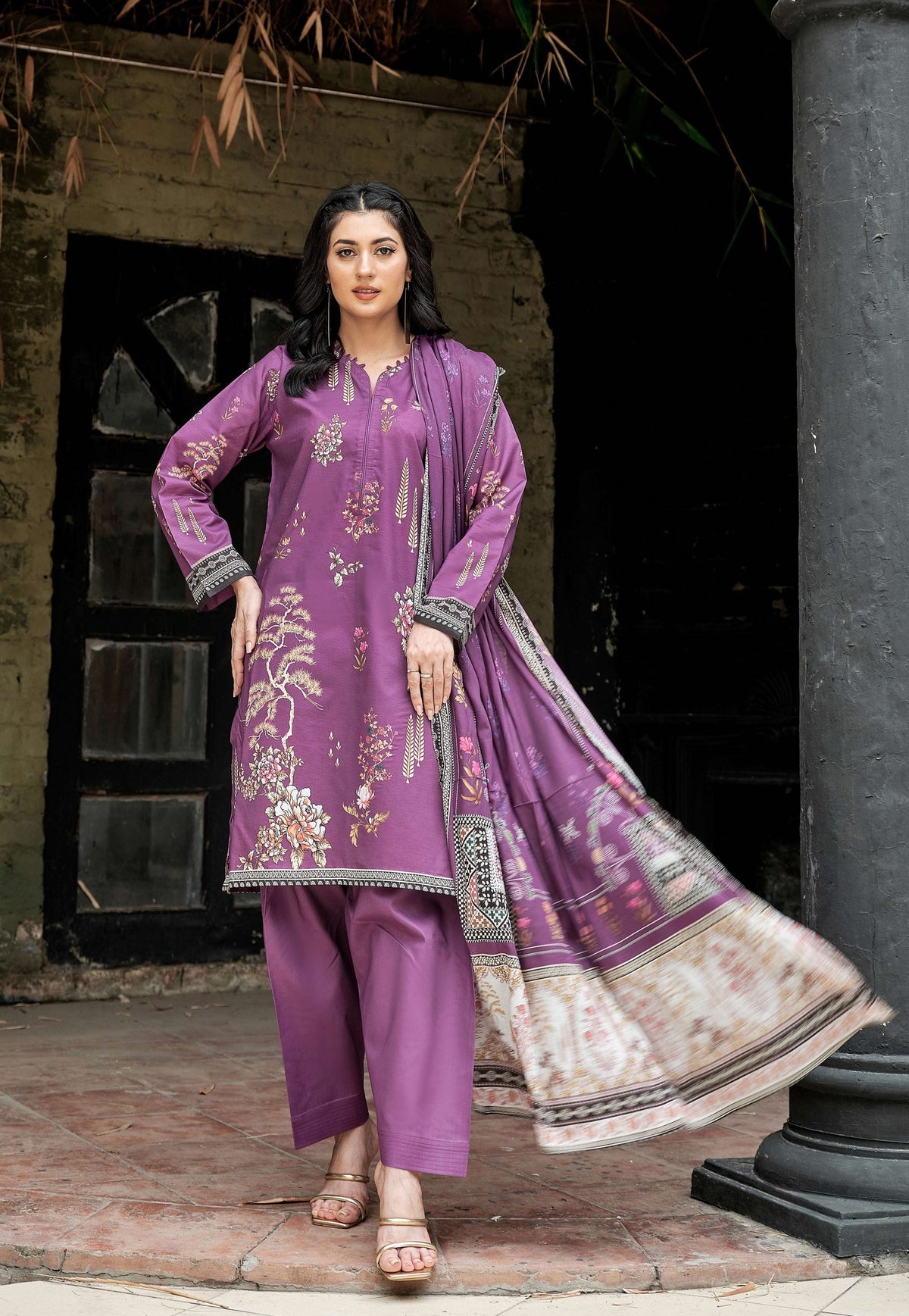 Desire by Motifz Printed Airjet Lawn 3 Piece