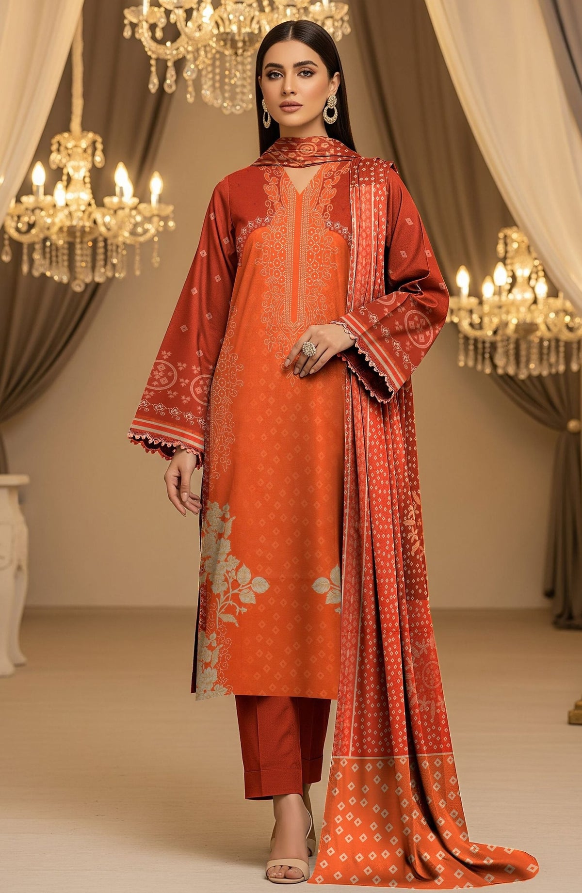 Zohra Motifz – Khaddar 3PC Unstitched Winter Collection