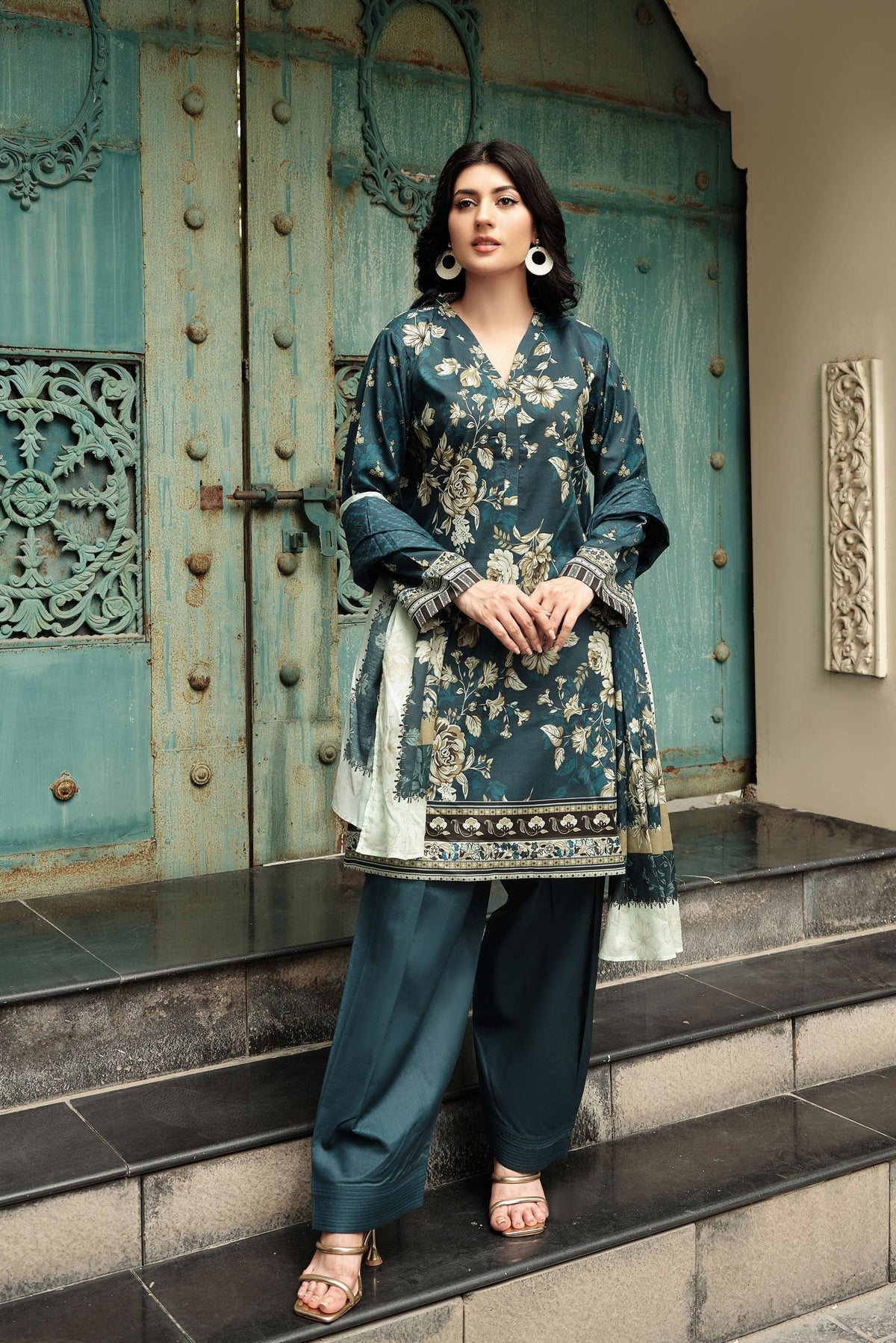 Desire by Motifz Printed Airjet Lawn 3 Piece