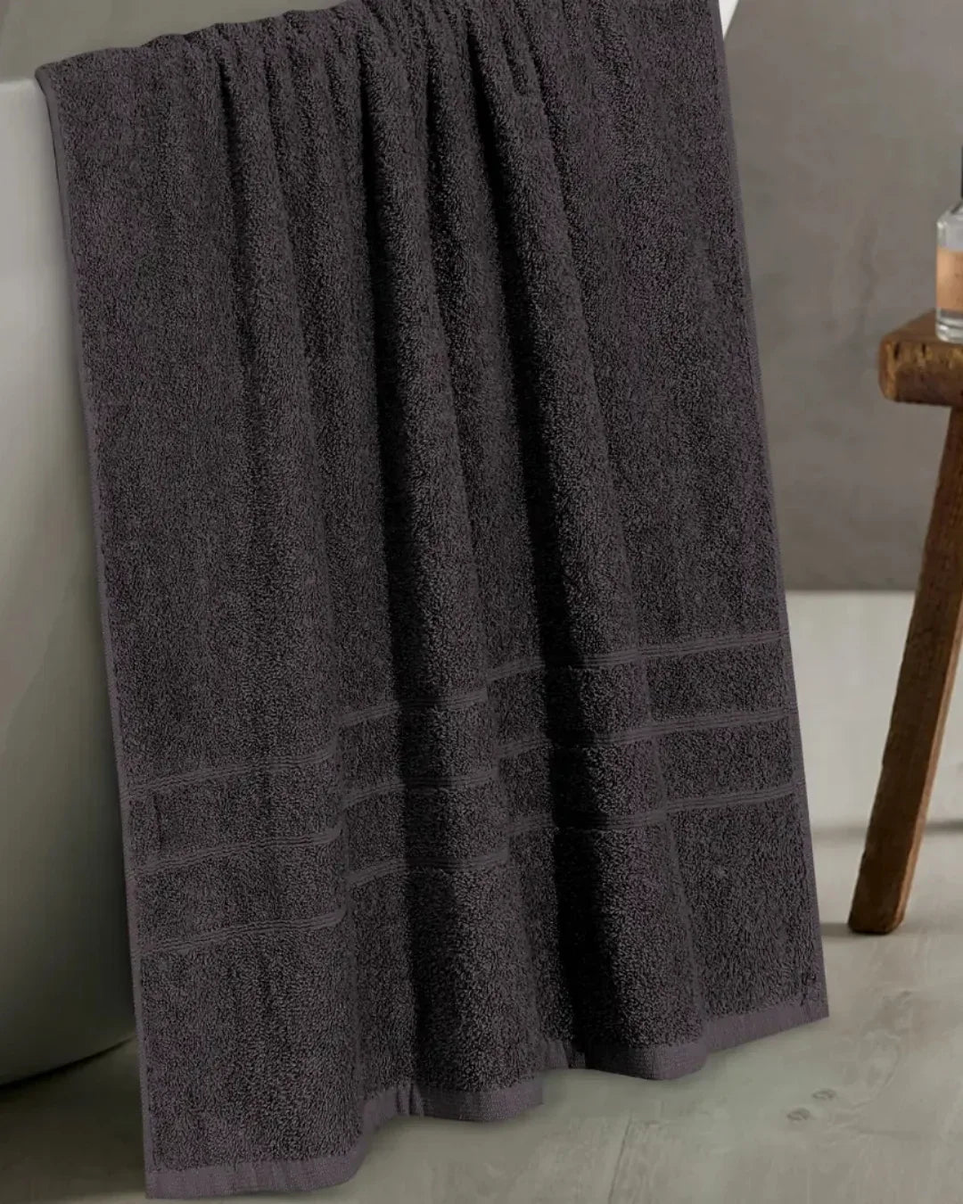 Elovery 10 Pieces Charcoal Towel Set – Modern Soft Luxury Bathroom Collection