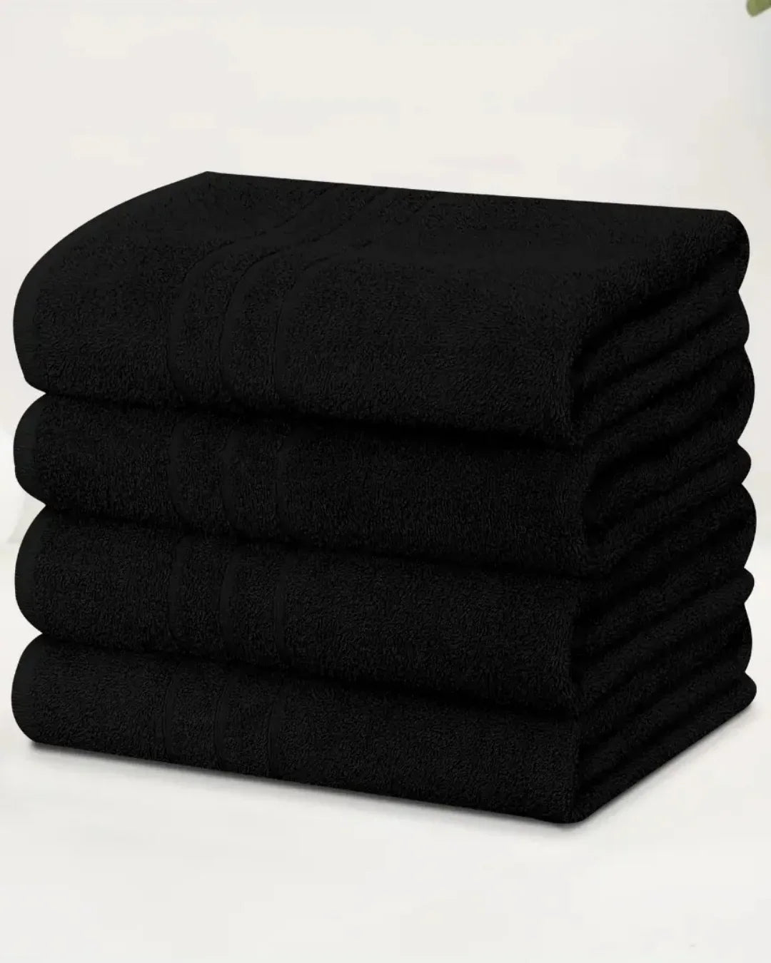 Elovery 10 Pieces Black Towel Set – Premium Soft Luxury Bathroom Collection