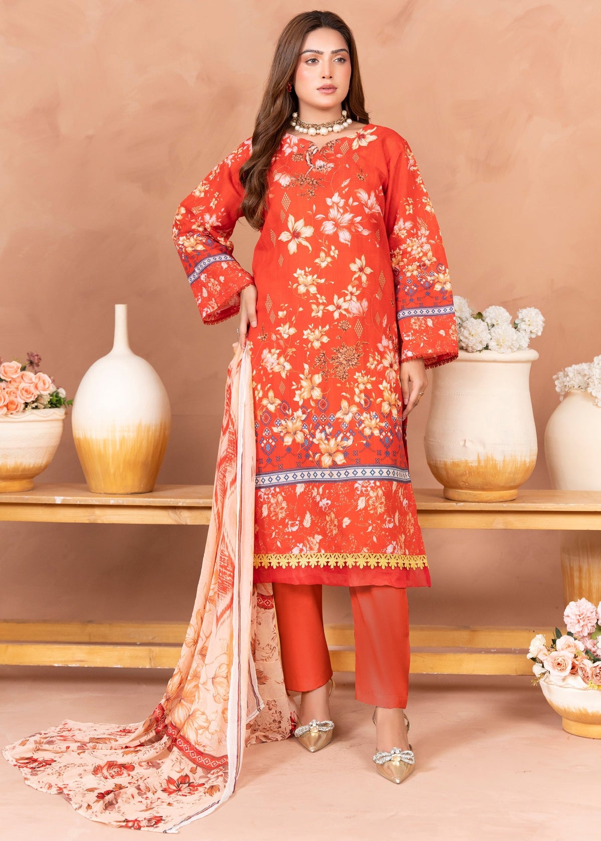Aura Chamki Digital Printed 3PClawn suits