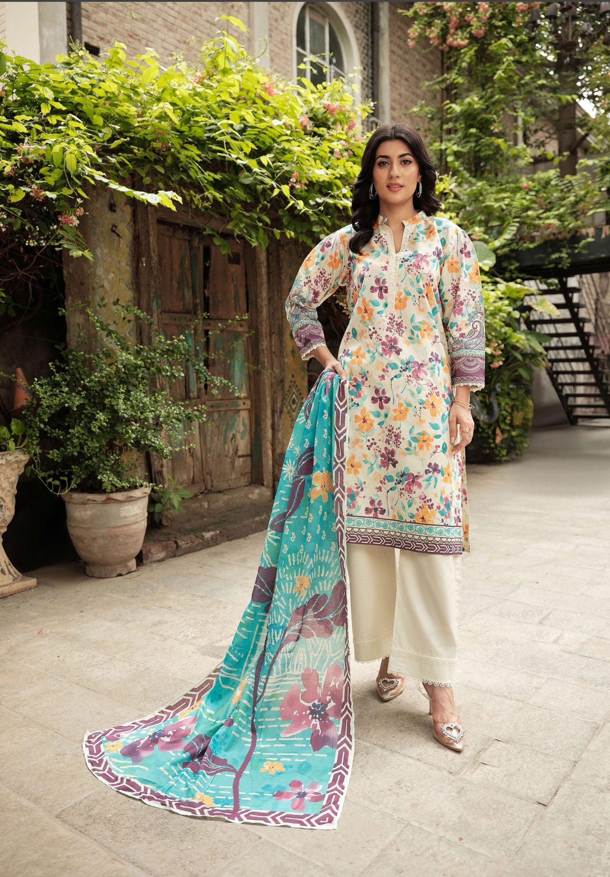 Desire by Motifz Printed Airjet Lawn 3 Piece