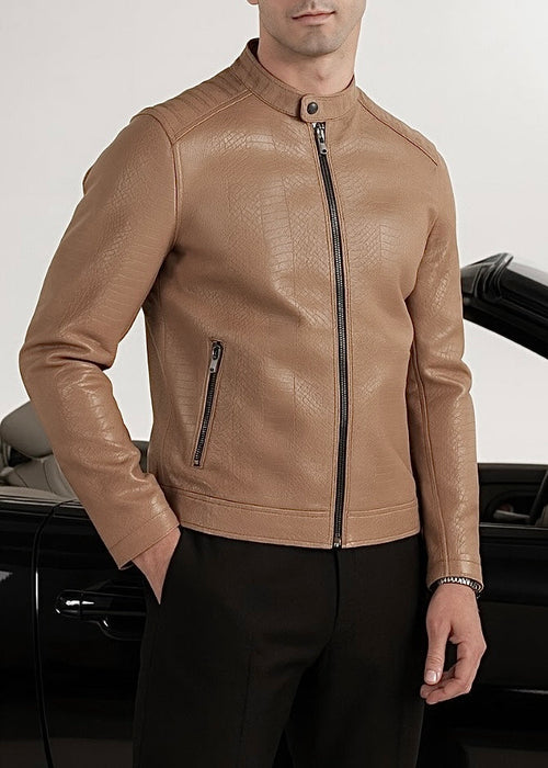 THE PHANTOM KNIGHT JACKET-TAN