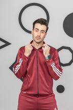 Antique Maroon Across Tracksuit