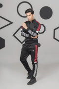 Black & Red Across Tracksuit