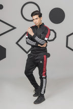 Black & Red Across Tracksuit
