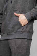 Dark Grey Flees Tracksuit