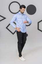 Sky Blue Casual Shirt