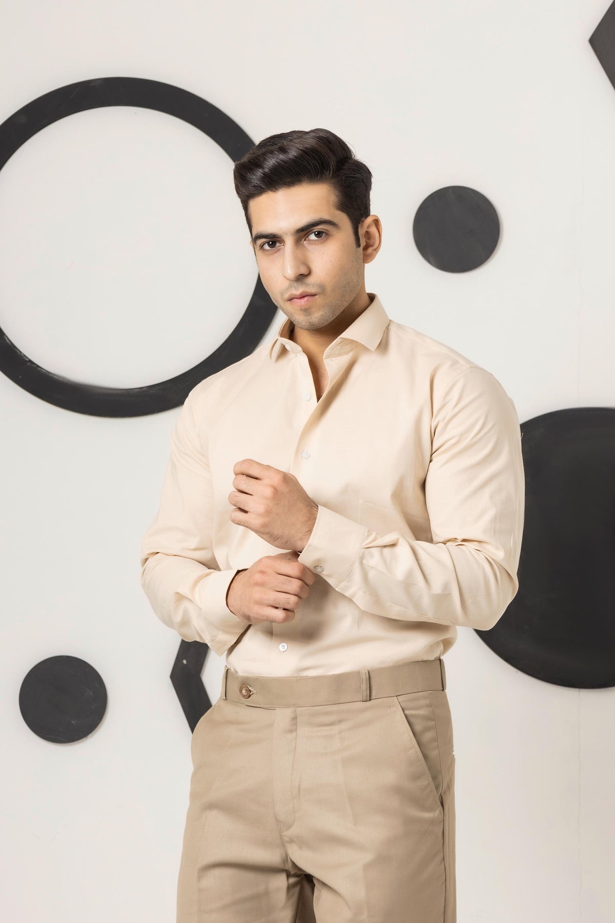 Beige Dress Shirt