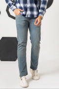 Pistachio Green Denim Jeans