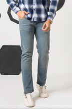 Pistachio Green Denim Jeans