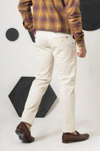 White Sapphire Smart Fit Cotton Pant