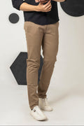 Bronze Brown Cotton Pant smart Fit