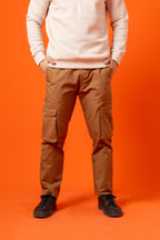 Khakhi Cargo straight Fit