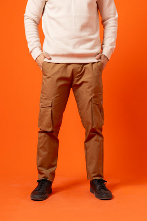 Khakhi Cargo straight Fit