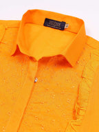 Girls Summer 2Pcs Embroidered Suit VG150-A