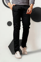 Real Black smart Fit Cotton Pant