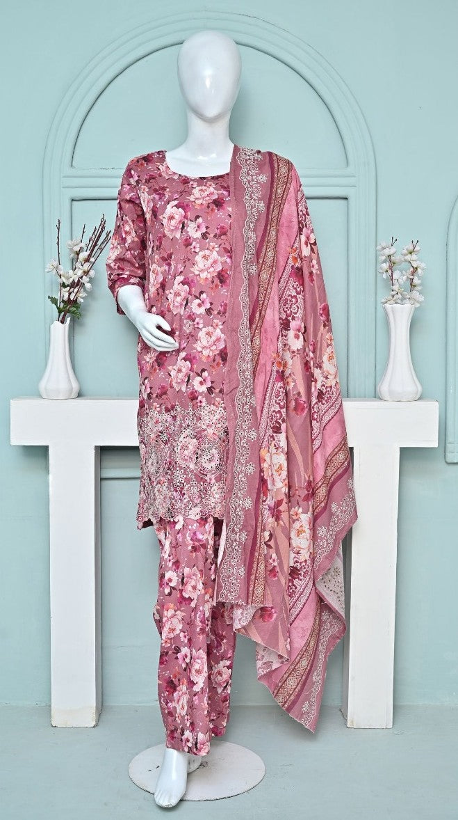 Sun Shine Embroidered Lawn 3PC