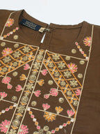 Girls Summer 2Pcs Embroidered Suit VG159-B
