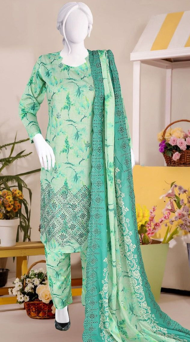 Sun Shine Embroidered Lawn 3PC