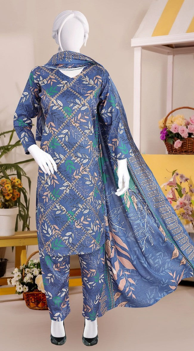 Sun Shine Embroidered Lawn 3PC