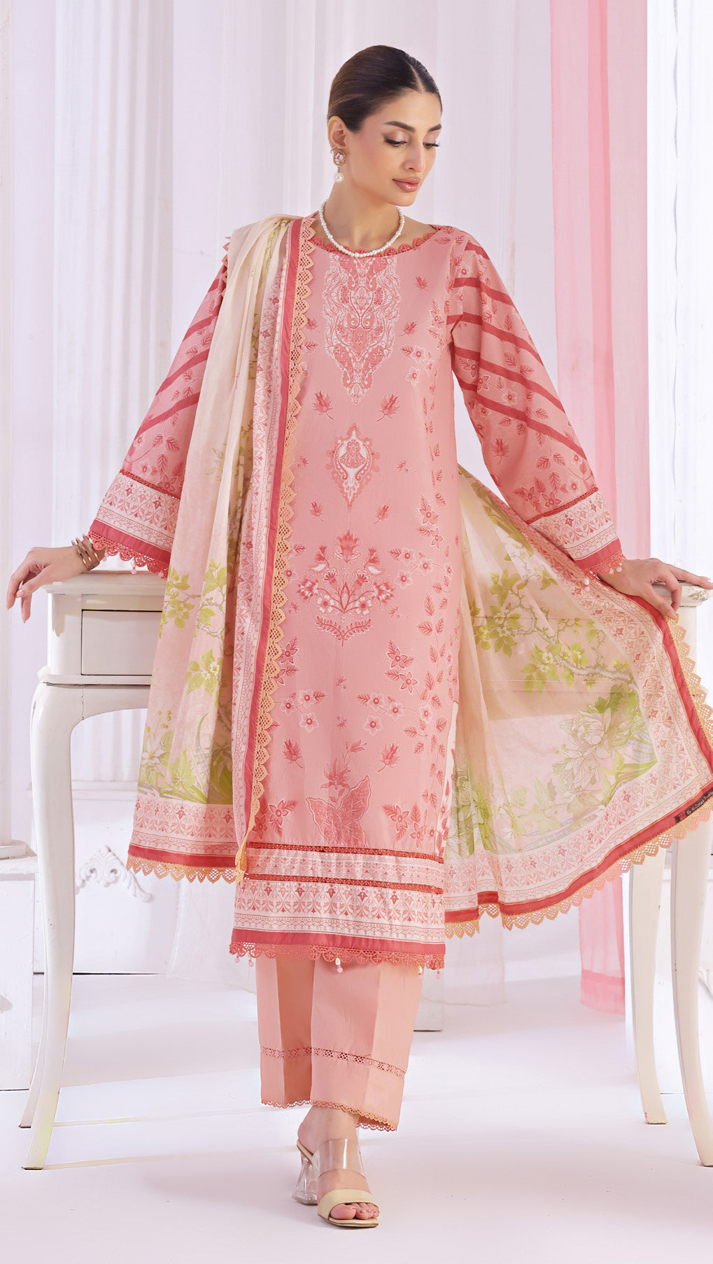 Al Zohaib 3PC Digital Printed Lawn Suit