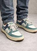 0041 VINTAGE-STYLE COURT SNEAKER'S-GREEN