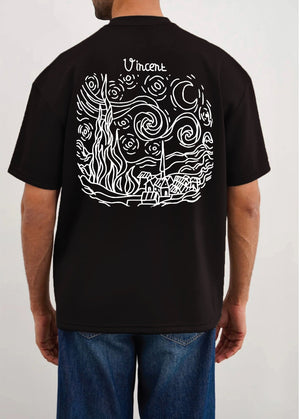 THE VOLTAGE-NIGHT TEE-BLACK